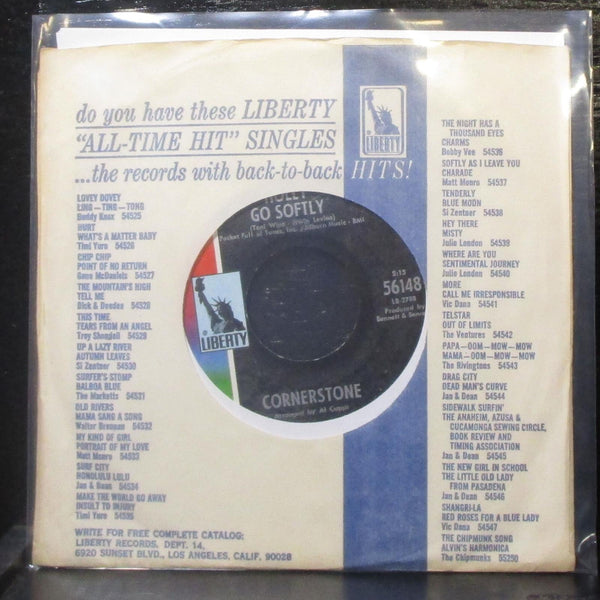 Cornerstone - Holly Go Softly / Love, Nothing More 7" Mint- Vinyl 45 Liberty USA - Shuga Records