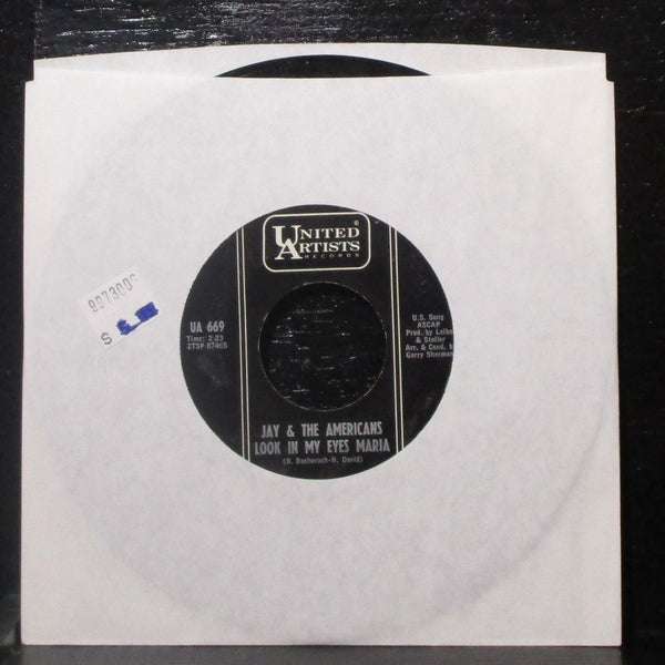 Jay & The Americans - Come Dance With Me 7" Mint- Vinyl 45 UA 669 USA 1963 - Shuga Records