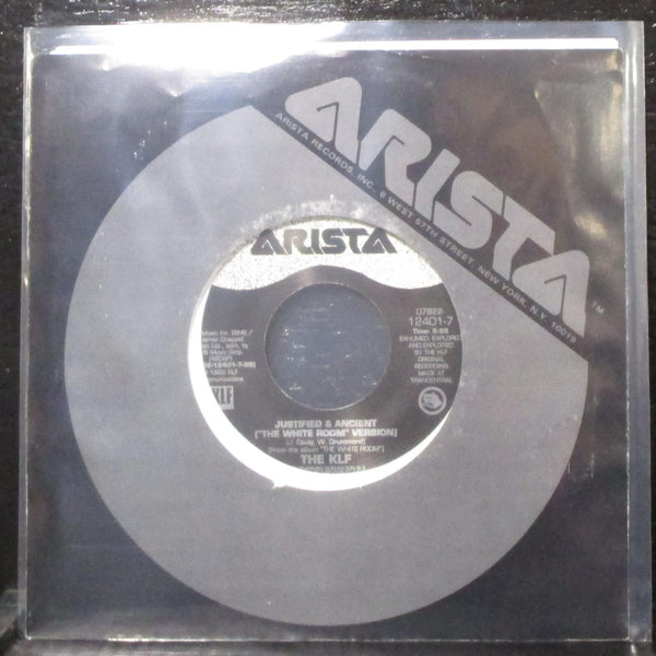 The KLF - Justified & Ancient 7" Mint- Vinyl 45 Arista 12401-7 USA 1992 - Shuga Records