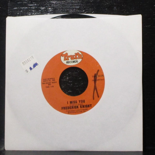 Frederick Knight - I Wanna Play With You / I Miss You 7" Mint- Vinyl 45 Truth - Shuga Records