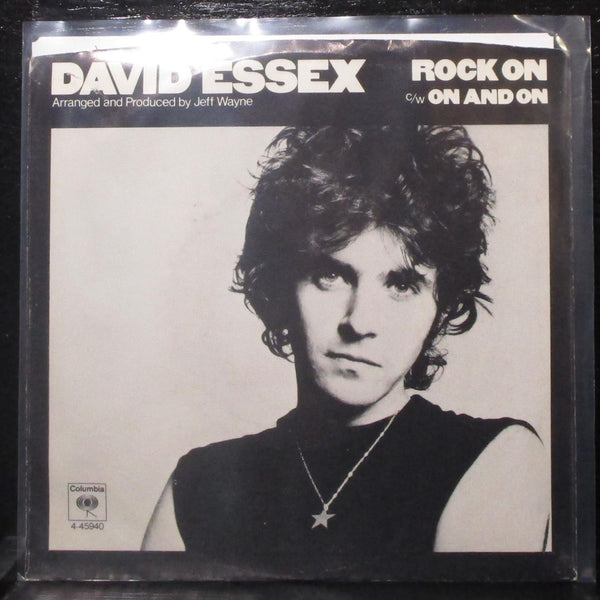 David Essex - Rock On / On And On 7" VG+ Vinyl 45 Columbia 4-45940 USA 1973 - Shuga Records