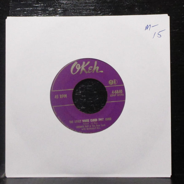 Johnnie Ray - Cry / The Little White Cloud That Cried 7" Mint- Vinyl 45 Okeh - Shuga Records