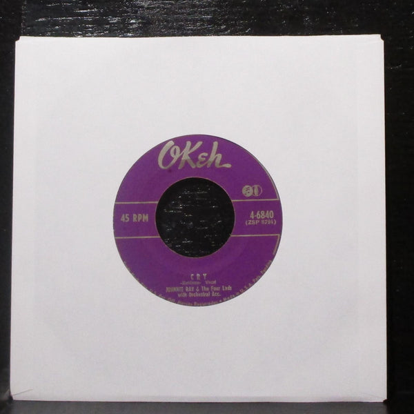 Johnnie Ray - Cry / The Little White Cloud That Cried 7" Mint- Vinyl 45 Okeh - Shuga Records