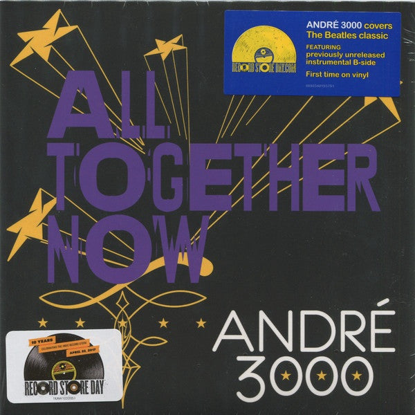 Andre 3000 - All Together Now - New 7" Record Store Day 2017 Arista USA RSD Vinyl - R&B / Beatles Cover