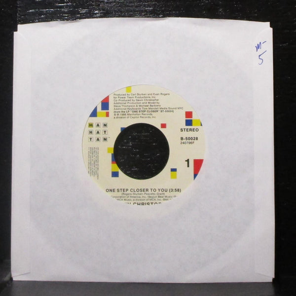 Gavin - Christopher - One Step Closer To You 7" Mint- Vinyl 45 Manhattan B-50028 - Shuga Records