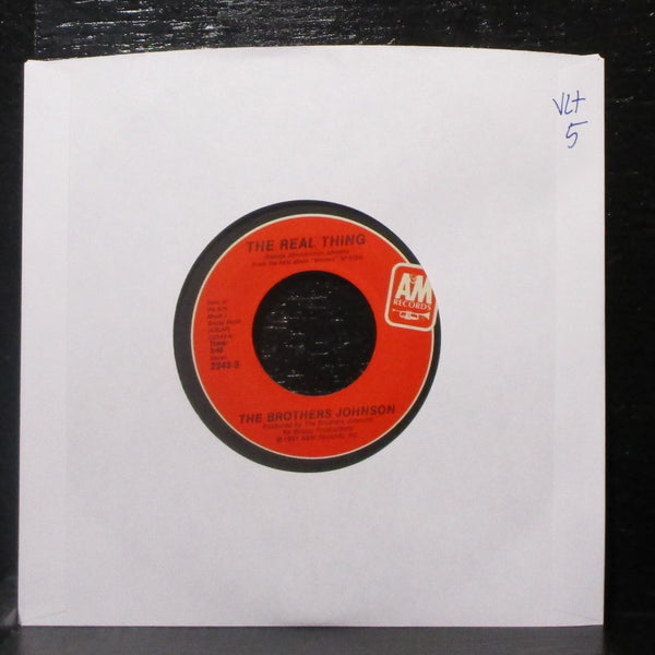 The Brothers Johnson - The Real Thing / I Want You 7" VG+ Vinyl 45 A&M 2343-S - Shuga Records