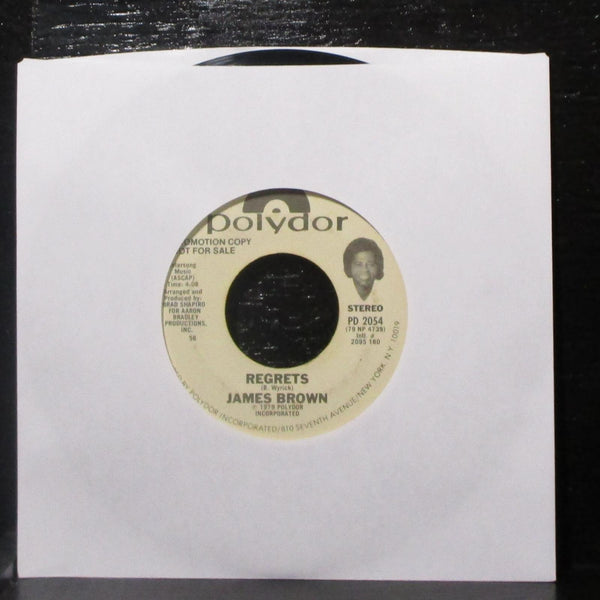 James Brown - Regrets 7" VG+ Promo Vinyl 45 Polydor PD 2054 USA 1979 - Shuga Records