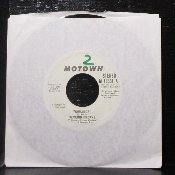 Severin Browne - Romance 7" VG+ Promo Vinyl 45 Motown M 1333F USA 1974 - Shuga Records