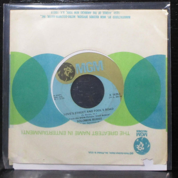 Solomon Burke - I Got To Tell It / Love's Street And Fool's Road 7" VG+ Vinyl 45 - Shuga Records