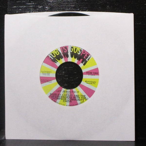 Shirley Caesar - I'm Getting Ready / Let Jesus Fix It 7" VG+ Vinyl 45 HOB 1362 - Shuga Records