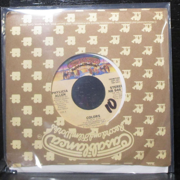 Phylicia Allen - Colors 7" Mint- Promos Vinyl 45 Casablanca NB 946 DJ USA 1978 - Shuga Records