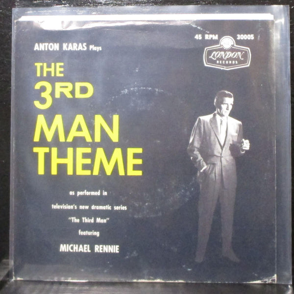 Anton Karas - "The Third Man" Theme / The Cafe Mozart Waltz 7" VG+ 45 London - Shuga Records