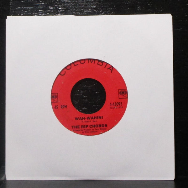 The Rip Chords - One Piece Topless Bathing Suit / Wah-Wahini 7" VG 45 Columbia - Shuga Records