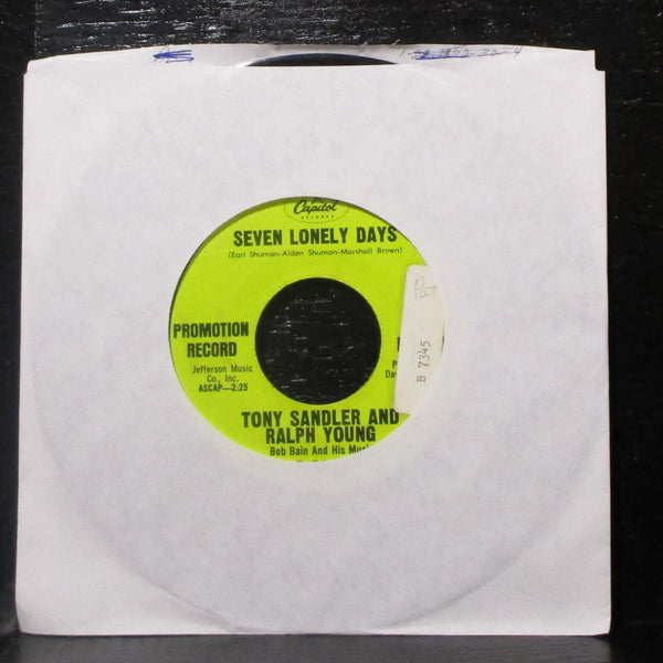 Tony Sandler & Ralph Young - In The Sunshine Days / Seven Lonely Days 7" 45 - Shuga Records