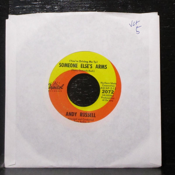 Andy Russell - If  My Heart Had Windows / Someone Else's Arms 7" 45 Capitol 2072 - Shuga Records