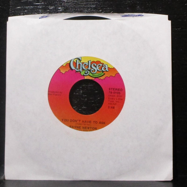 Wayne Newton - Can't You Hear The Song? / You Don't Have To Ask 7" Mint- 45 - Shuga Records