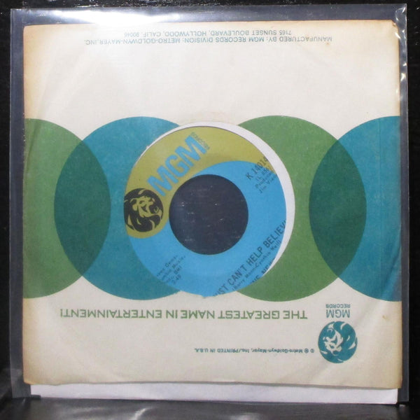Wayne Newton - Husbands & Wives / I Just Can't Help Believin' 7" VG+ 45 MGM - Shuga Records