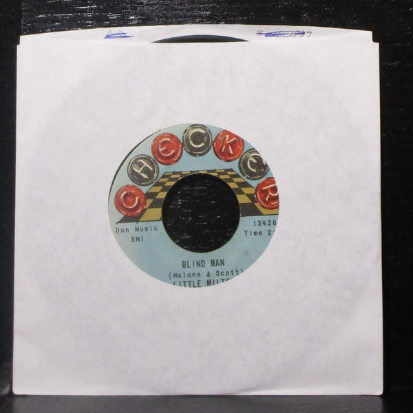 Little Milton - Blues In The Night / Blind Man 7" VG+ Vinyl 45 Checker 1096 - Shuga Records