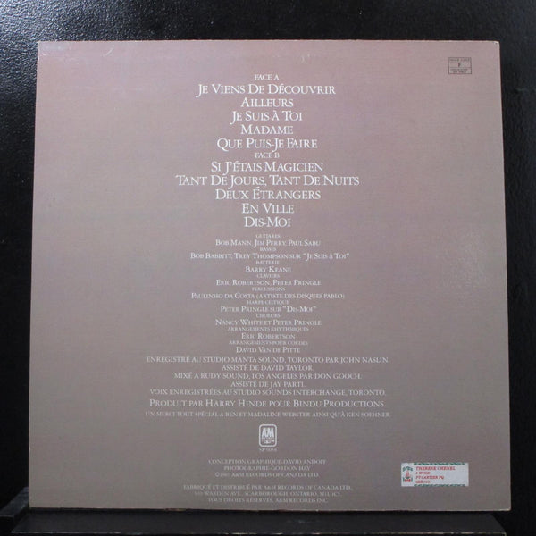 Peter Pringle - Magicien - Mint- LP Record 1981 A&M Canada Vinyl - Soul / Pop - Shuga Records