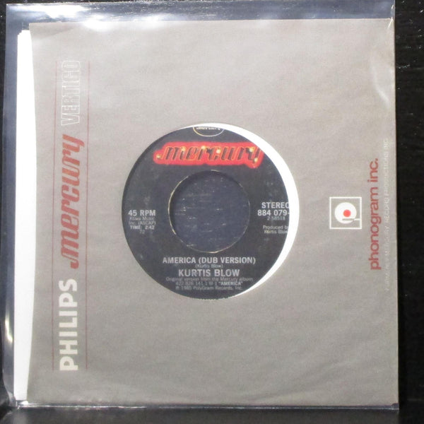 Kurtis Blow - America 7" VG+ Vinyl 45 Mercury 884 079-7 USA 1985 - Shuga Records