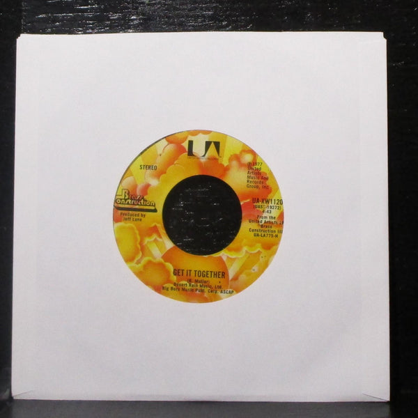 Brass Construction - L-O-V-E-U / Get It Together 7" VG+ Vinyl 45 UA-XW1120 USA - Shuga Records