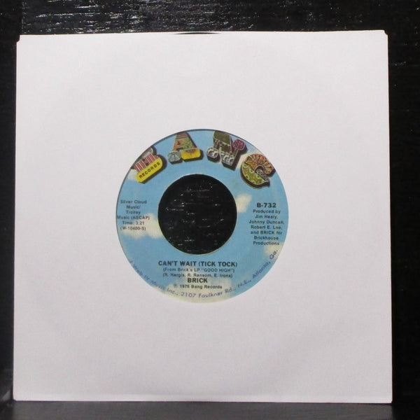 Brick - That's What It's All About / Cain't Wait 7" VG+ Vinyl 45 Bang B-732 USA - Shuga Records