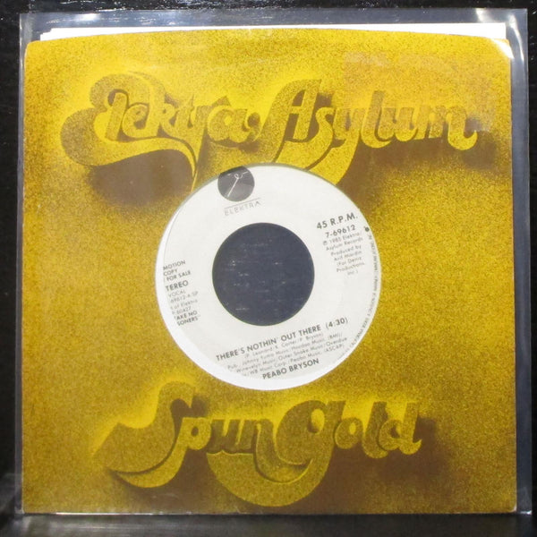 Peabo Bryson - There's Nothin' Out There 7" VG+ Promo Vinyl 45 Elektra 7-69612 - Shuga Records