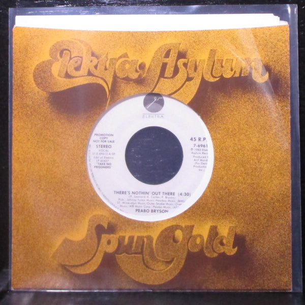 Peabo Bryson - There's Nothin' Out There 7" VG+ Promo Vinyl 45 Elektra 7-69612 - Shuga Records
