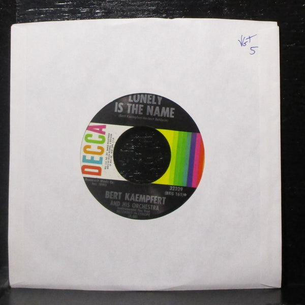 Bert Kaempfert - Mister Sandman / Lonely Is The Name 7" VG+ Vinyl 45 Decca 1968 - Shuga Records