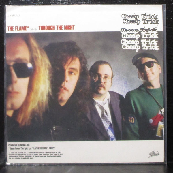 Cheap Traick - The Flame 7" Mint- picture sleeve only Epic 34-07745 USA 1988 - Shuga Records