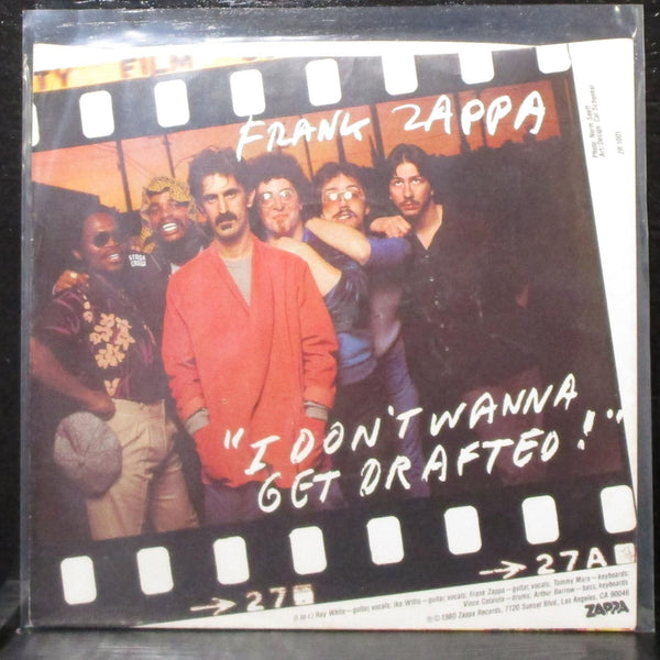 Frank Zappa - I Don't Wanna Get Drafted! 7" Mint- picture sleeve only ZR 1001 - Shuga Records