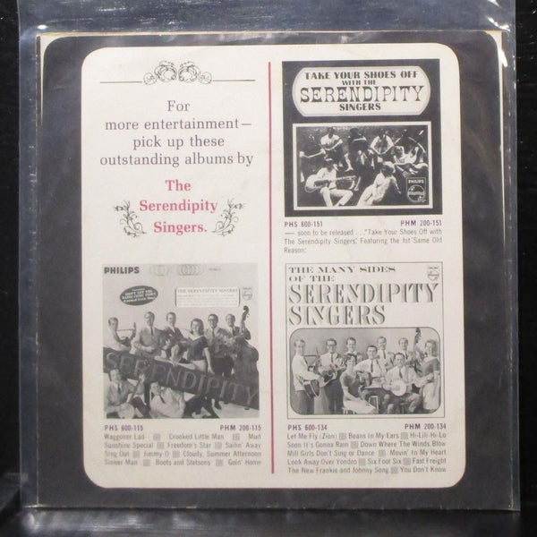 The Serendipity Singers - Same Old Reason / Autumn Wind 7" VG+ sleeve only - Shuga Records