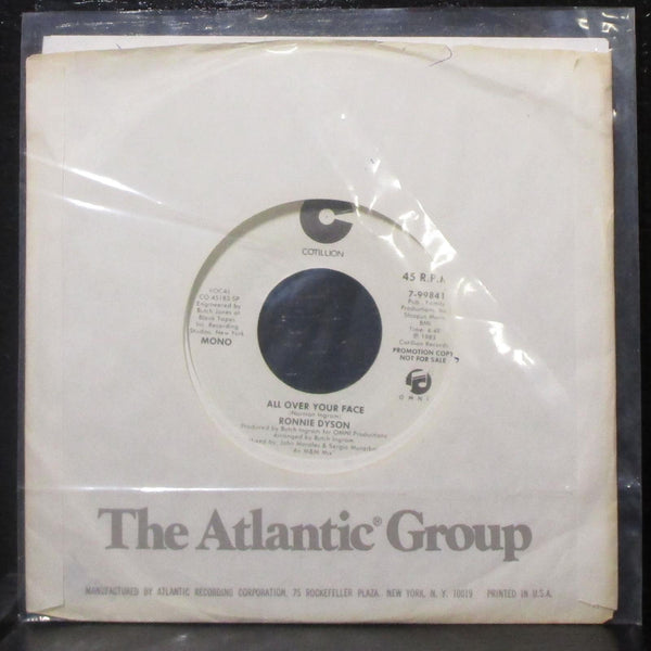 Ronnie Dyson - All Over Your Face 7" Mint- Promo Vinyl 45 Cotillion 7-99841 USA - Shuga Records