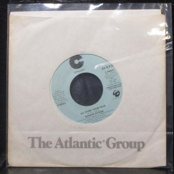 Ronnie Dyson - All Over Your Face 7" Mint- Promo Vinyl 45 Cotillion 7-99841 USA - Shuga Records