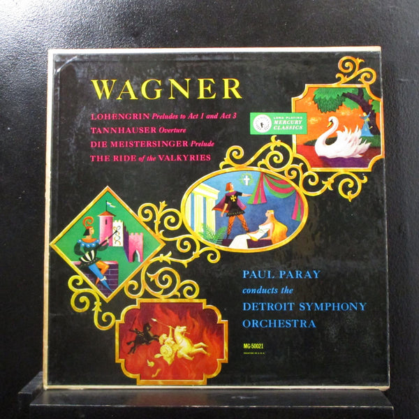 Paul Paray, Wagner - Lohengrin Preludes To Act 1 And Act 3 LP VG+ MG-50021 1st - Shuga Records