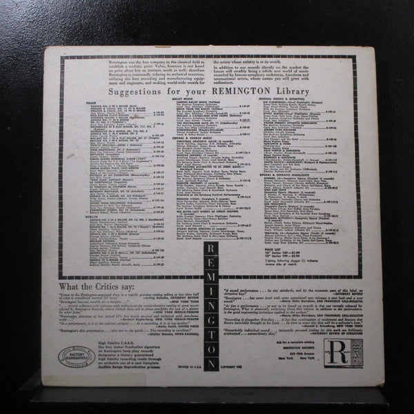 Simon Barere - Simon Barere Plays Liszt / Chopin LP VG+ R-199-17 Vinyl Record - Shuga Records