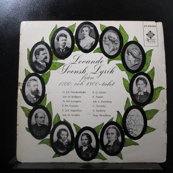 Levande Svenske - Lyrik Fran 1700- Och 1800-Talet LP VG+ LT 33153 Discofil Vinyl - Shuga Records
