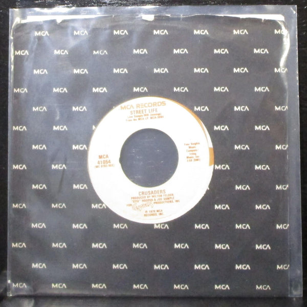 Crusaders - Street Life / The Hustler 7" VG+ Vinyl 45 MCA 41054 USA 1979 - Shuga Records