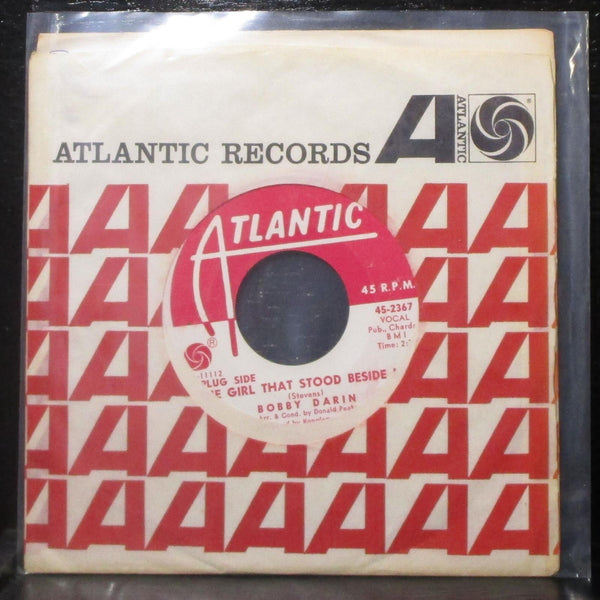 Bobby Darin - The Girl That Stood Beside Me 7" Mint- Promo Vinyl 45 Atlantic - Shuga Records