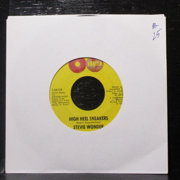 Stevie Wonder - High Heel Sneakers / Music Talk 7" Mint- Vinyl 45 Tamla T-54119 - Shuga Records