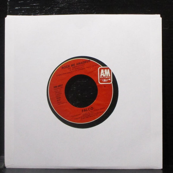 Falco - Rock Me Amadeus 7" VG+ Vinyl 45 AM-2821 USA 1985 - Shuga Records