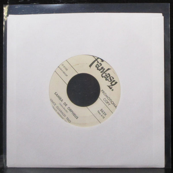 Vince Guardaldi Trio - Cast Your Fate To The Wind 7" Mint- Red Vinyl 45 Fantasy - Shuga Records