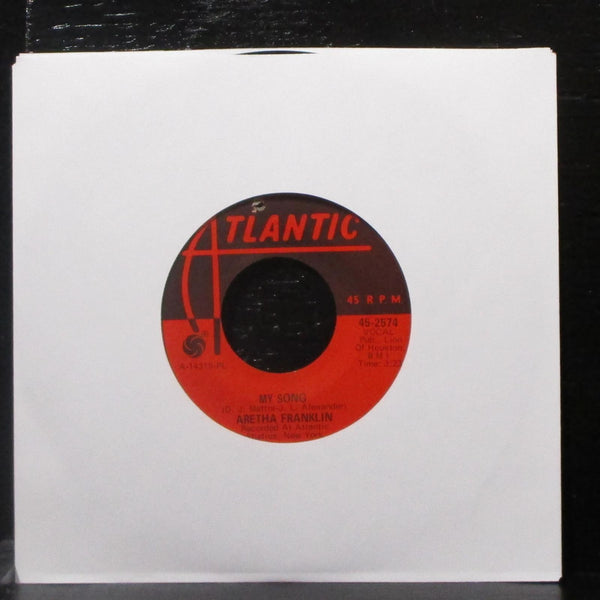 Aretha Franklin - See Saw / My Song 7" VG+ Vinyl 45 Atlantic 45-2574 USA 1968 - Shuga Records