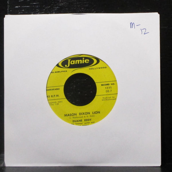 Duane Eddy - Cannon Ball / Mason Dixon Lion 7" Mint- Vinyl 45 Jamie 1111 USA - Shuga Records