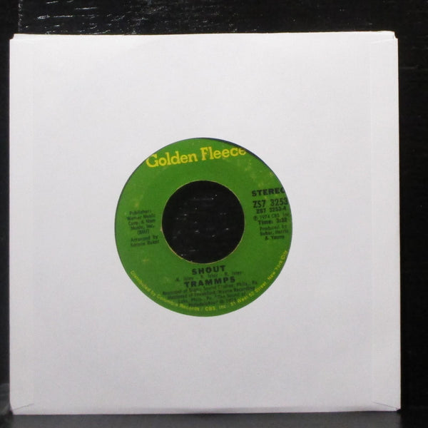 Trammps - Where Do We Go From Here / Shout 7" VG+ Vinyl 45 Golden Fleece - Shuga Records