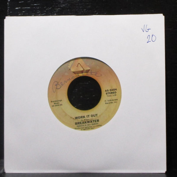 Breakwater - Work It Out / Feel Your Way 7" VG Vinyl 45 Arista AS 0404 USA 1978 - Shuga Records