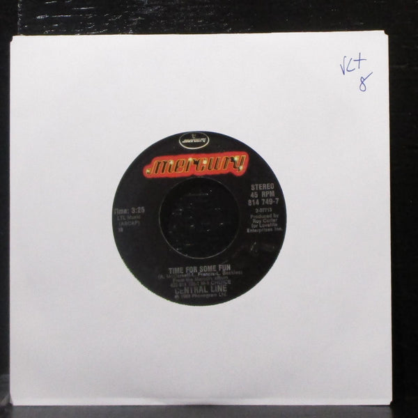 Central Line - Time For Some Fun / Conviction 7" VG+ Vinyl 45 Mercury USA 1983 - Shuga Records