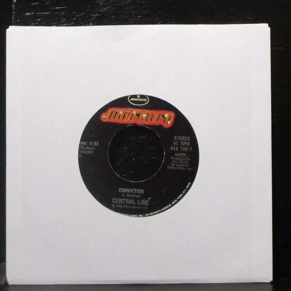 Central Line - Time For Some Fun / Conviction 7" VG+ Vinyl 45 Mercury USA 1983 - Shuga Records