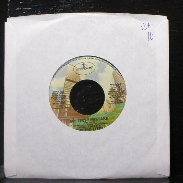 The Chi-Lites - My First Mistake / Stop Still 7" VG+ Vinyl 45 Mercury 73934 USA - Shuga Records