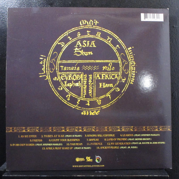 Nas & Damian Marley - Distant Relatives 2 LP Mint- GY0060 USA 2010 Vinyl Record - Shuga Records
